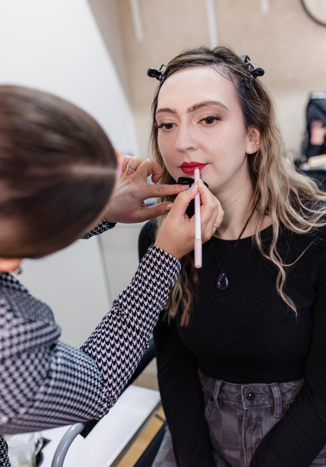 Professional makeup application by Georgina Lily