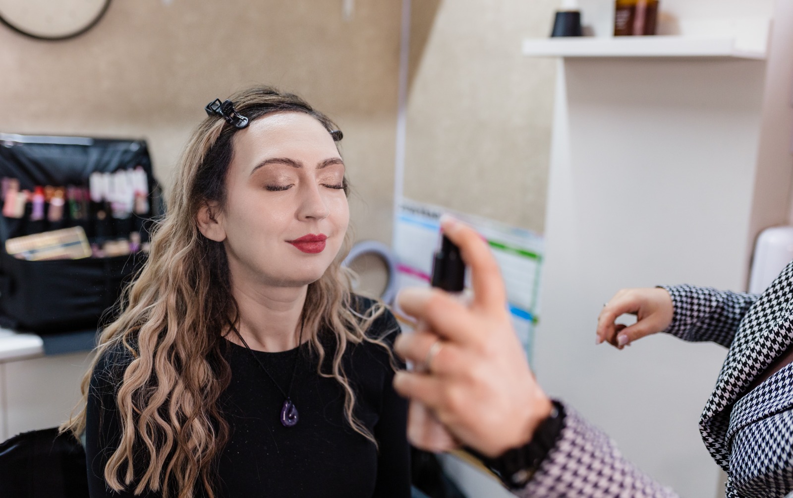 Client makeup look by Georgina Lily