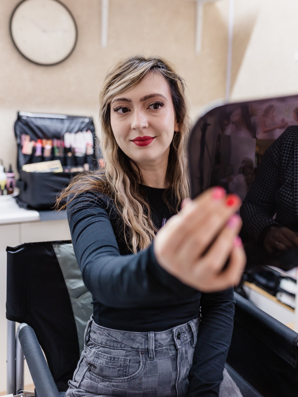 Beauty client portrait by Georgina Lily