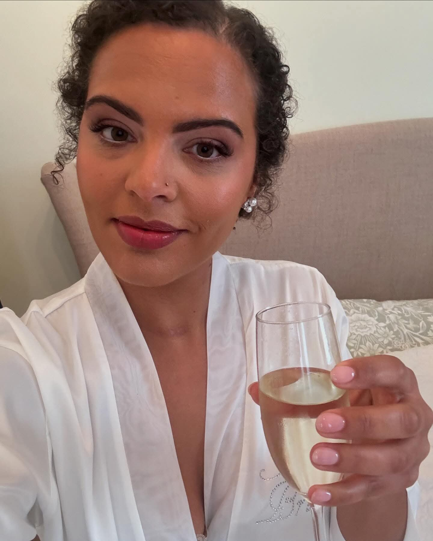 Bride ready for her special day