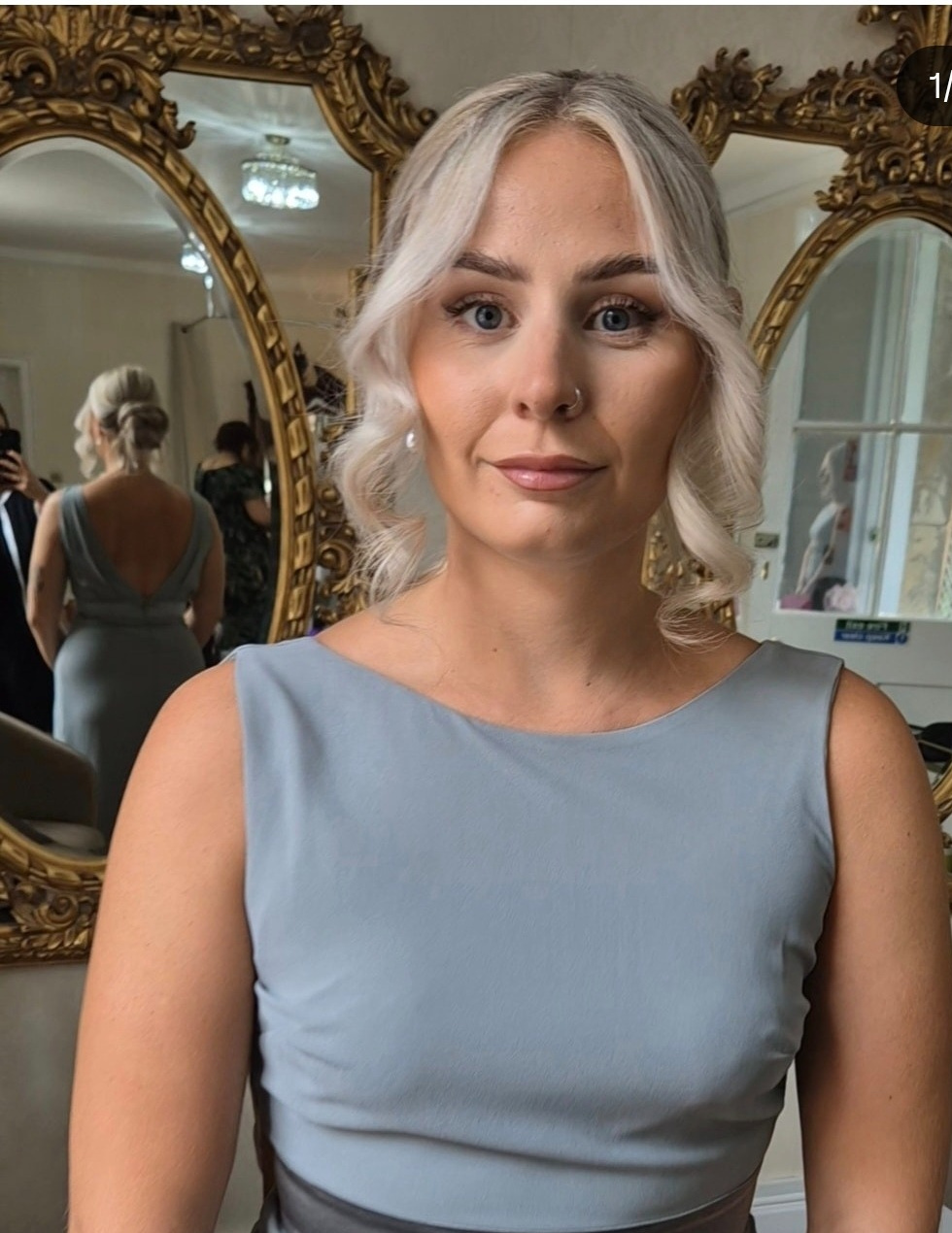 Natural bridal makeup look