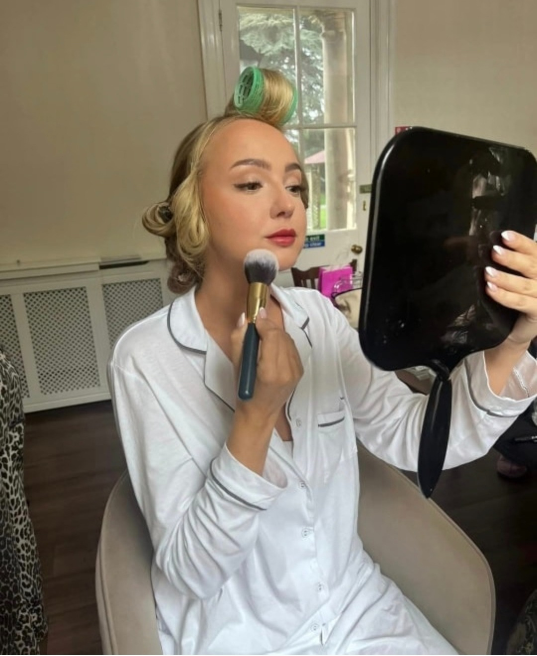 Soft glam bridal look