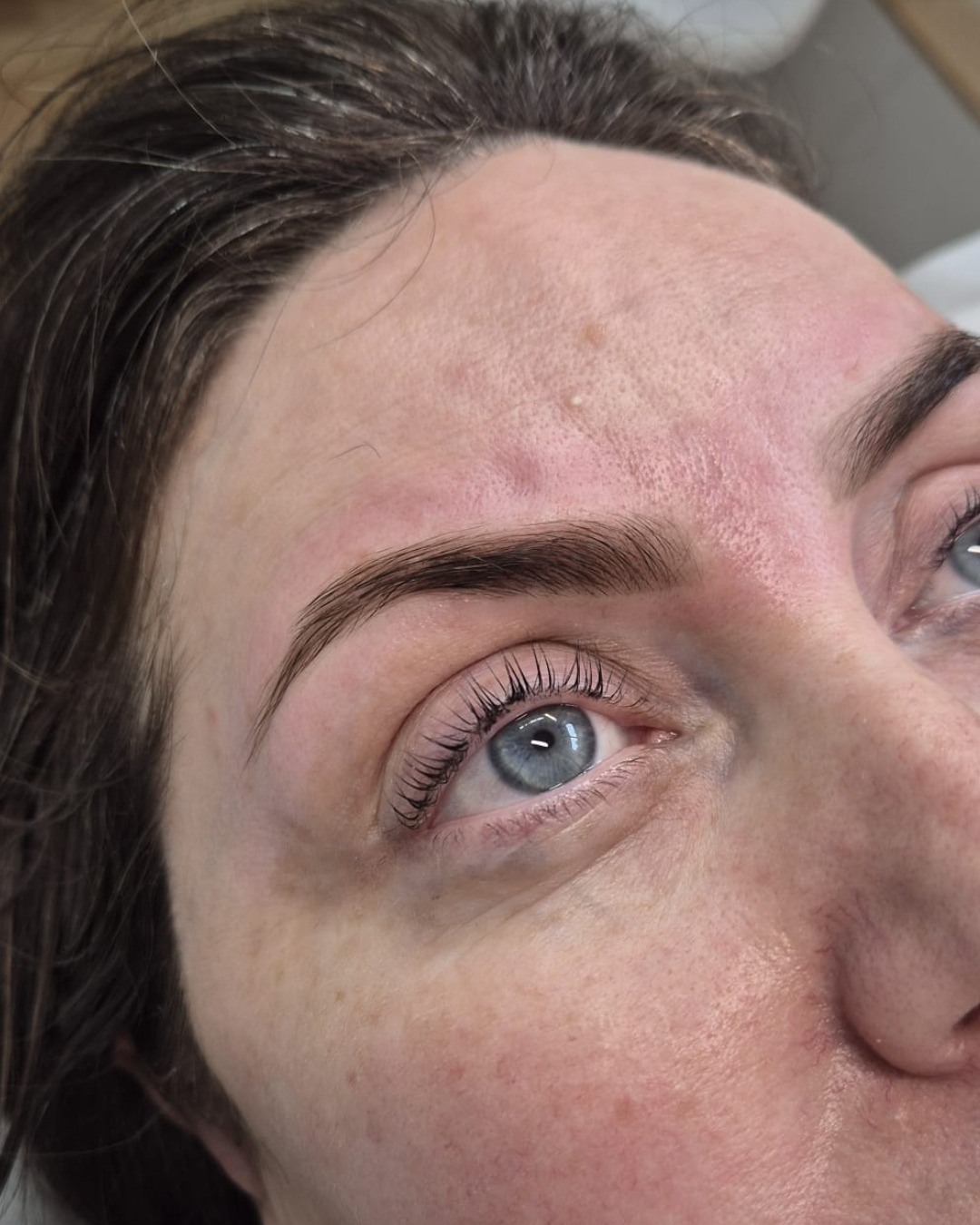 Lash extensions close-up by Georgina Lily Beauty