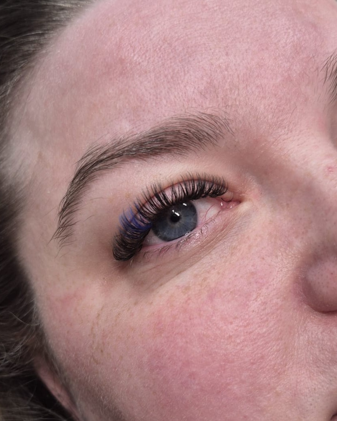 Lash lift close-up by Georgina Lily Beauty